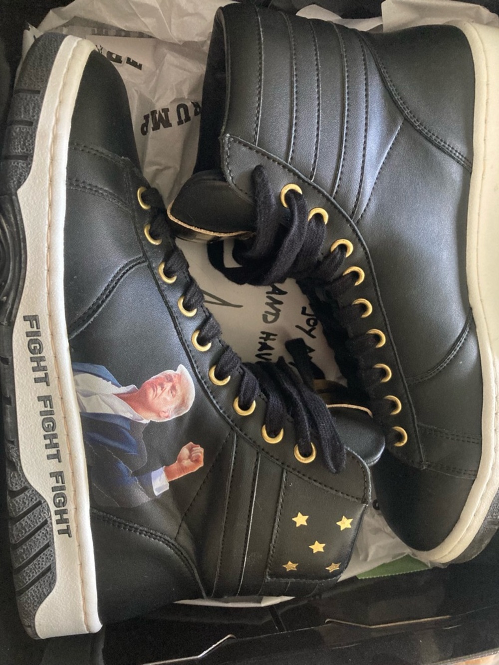 Trump Fight Fight Fight High-Top Sneakers